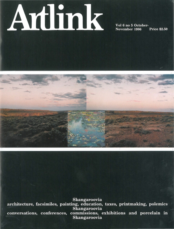 Issue 6:5 | October 1986 | Artlink 6:5